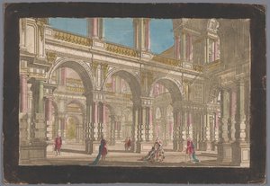View of the Interior of a Building by Anonymous