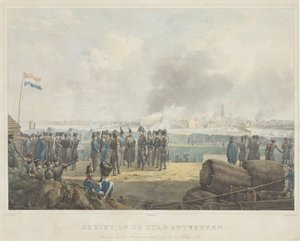 View of the City of Antwerp, the Day After the Bombardment, October 28, 1830