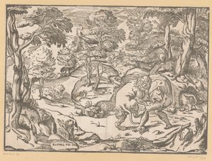 Hercules and the Nemean Lion