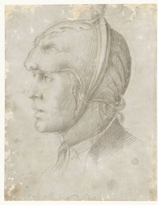 Head of a Man with Helmet