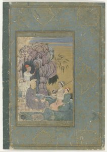Courtiers Visiting a Hermit by Anonymous