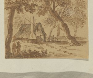 Hut Among Trees by Anonymous