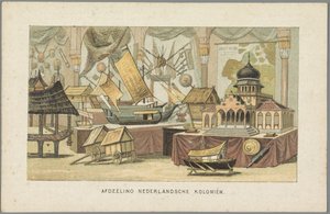 In the Building of the Dutch Colonies at the World Exhibition in Amsterdam, 1883 by Anonymous