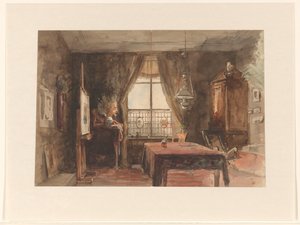 Interior of a Painter