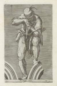 Hunter with a Crossbow by Anonymous