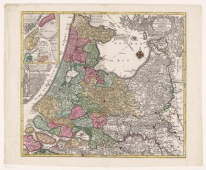 Map of Holland, Utrecht and Part of Gelderland by Anonymous