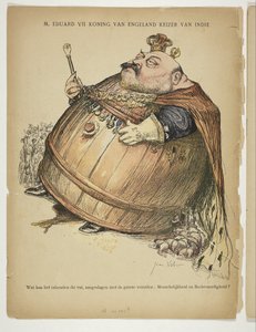 Caricature of Edward VII (King of the United Kingdom)