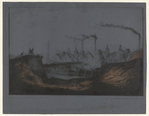 Coal Factories in Königshütte by Anonymous