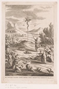 Brazen Serpent in the Wilderness by Anonymous
