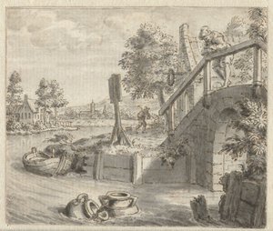 The Jug and the Kettle Designs for Illustrations for an Edition of Jean de la Fontaine