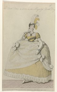 La Belle Assemblee, 1 July 1808, No. 32: The Court Dress by Anonymous