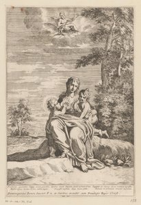 Latona with Diana and Apollo on Delos by Anonymous