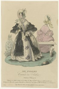 Le Follet, Courrier des Salons, ca. 1836, No. 520: Hat in Straw (...)