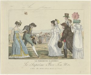 The Supreme Good Taste. Caricatures, 1800-1815, No 12: The Parisian in London