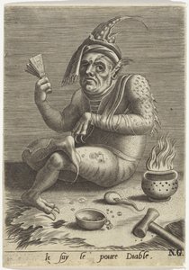 Leper Beggar in the Form of the Devil by Anonymous