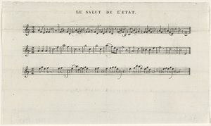 Song for the Crown Prince, 1830 (Le salut de l