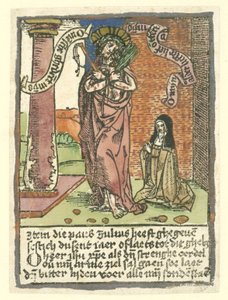Man of Sorrows with Saint Birgitta