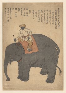 Elephant Brought by a Dutch Ship in 1813 by Anonymous