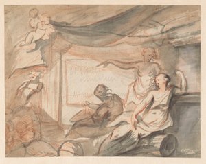 Design for a Title Page of a Book on Architecture or Antiquities by Anonymous