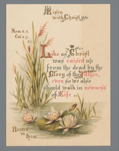 Easter Card for 1883 by Anonymous