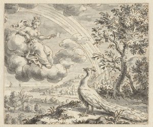 Peacock Complaining to Juno (Designs for Illustrations for an Edition of Jean de la Fontaine