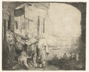 Peter and John Healing the Cripple at the Gate of the Temple by Anonymous