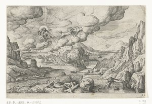 Phaethon Driving the Chariot of the Sun, Landscapes with Mythological and Biblical Scenes (series title)