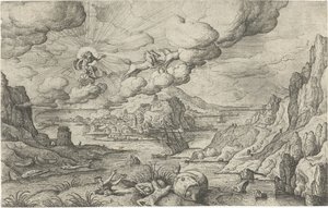 Phaethon Riding in the Sun Chariot (Landscapes with Mythological and Biblical Representations)