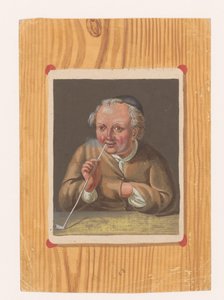 Man Smoking a Pipe by Anonymous