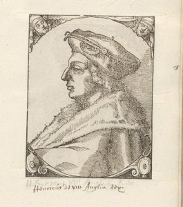 Portrait of Henry VIII, King of England and Ireland