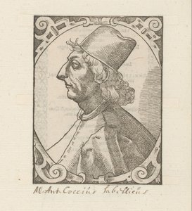 Portrait of Marcus Antonius Coccius Sabellicus