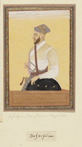 Portrait of Saf-shikan Khan, Former Vizier of Aurangzeb by Anonymous