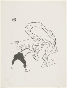 Portrait of the Brothers Marco at cabaret Folies-Bergère by Anonymous