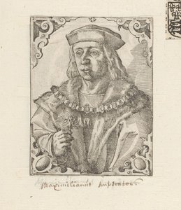 Portrait of Emperor Maximilian I of Habsburg by Anonymous