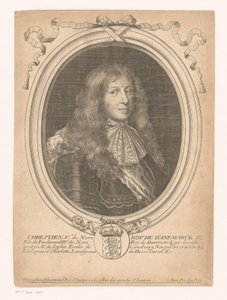 Portrait of King Christian V of Denmark by Anonymous