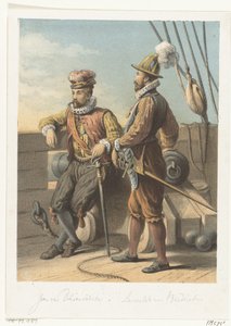 Portraits of the Sea Beggars Jan van Duivenvoorde and Lancelot van Brederode, 1572