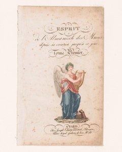 Poetry (Title Page for: René de Chazet, The Spirit of the Almanac of the Muses, 1813. Decorations for the Town Hall During the Marriage of Napoleon)