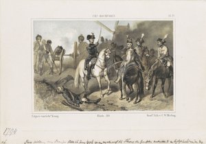 Prince Willem in the Battle of Fleurus, 1794 by Anonymous