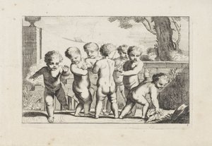 Putti Playing Blind Man
