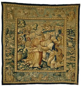 Rebecca and Eliezer at the Well by Anonymous