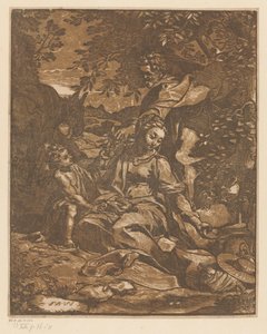 Rest on the Flight into Egypt by Anonymous