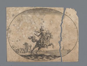 Rider on a Rearing Horse by Anonymous