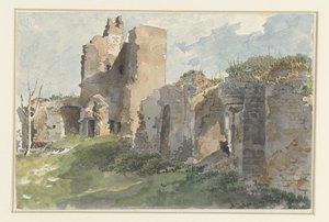 Ruins of the Château de Chevreuse by Anonymous