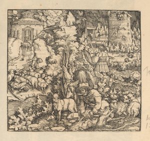 Shearing, Milking, and Slaughtering of Sheep by Anonymous