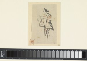Sketch of a Reading Woman by Anonymous