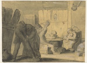 Scene in a Peasant Interior