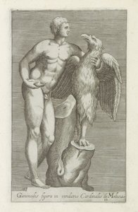Sculpture of Jupiter as an Eagle with Ganymede by Anonymous