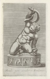 Sculpture of the Young Hercules Fighting a Snake
