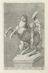 Sculpture of an Amazon on Horseback by Anonymous