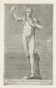 Sculpture of a faun